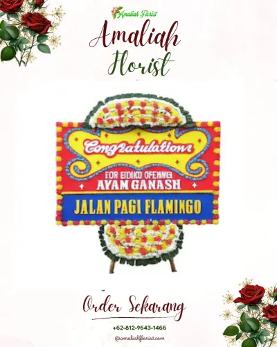 Bunga Papan Congratulation di Kampung Baru